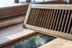 Opened Air Vent